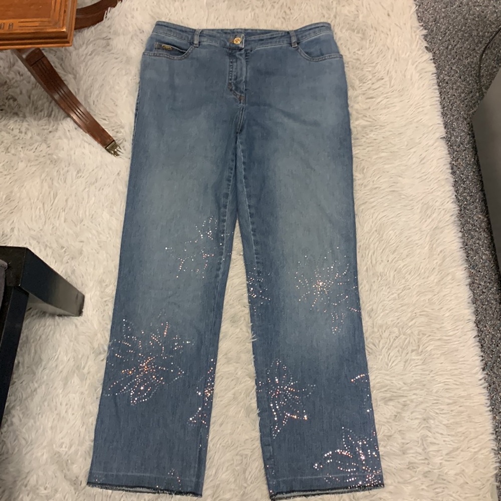 ST John crystal embellished jeans